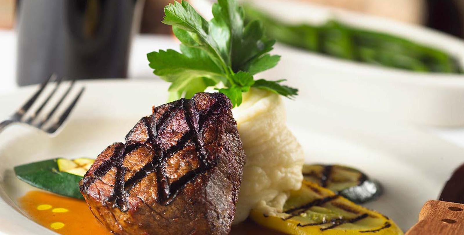 Image of Entrée served at Skytop Lodge, 1928, Member of Historic Hotels of America, in Skytop, Pennsylvania, Dining