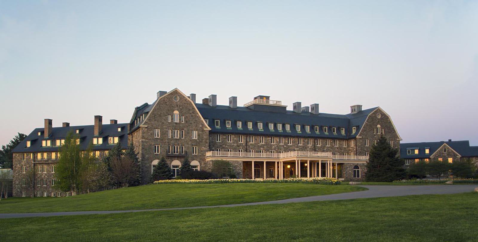 Image of Exterior Skytop Lodge, 1928, Member of Historic Hotels of America, in Skytop, Pennsylvania, Special Offers, Discounted Rates, Families, Romantic Escape, Honeymoons, Anniversaries, Reunions