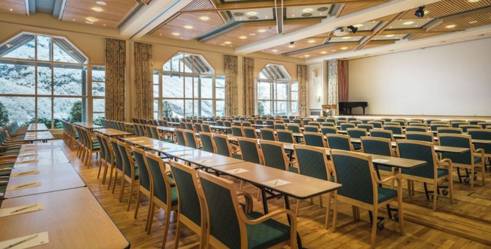 Image of Geirangersalen function space at Hotel Union Geiranger in Geiranger, Norway, 1891, a member of Historic Hotels Worldwide since 2023