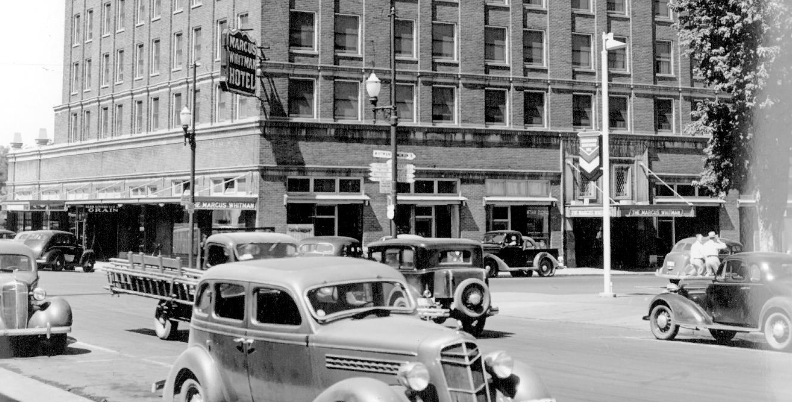 Historical Image of Marcus Whitman Hotel (1928), a Member of Historic Hotels of America in Walla Walla, Washington