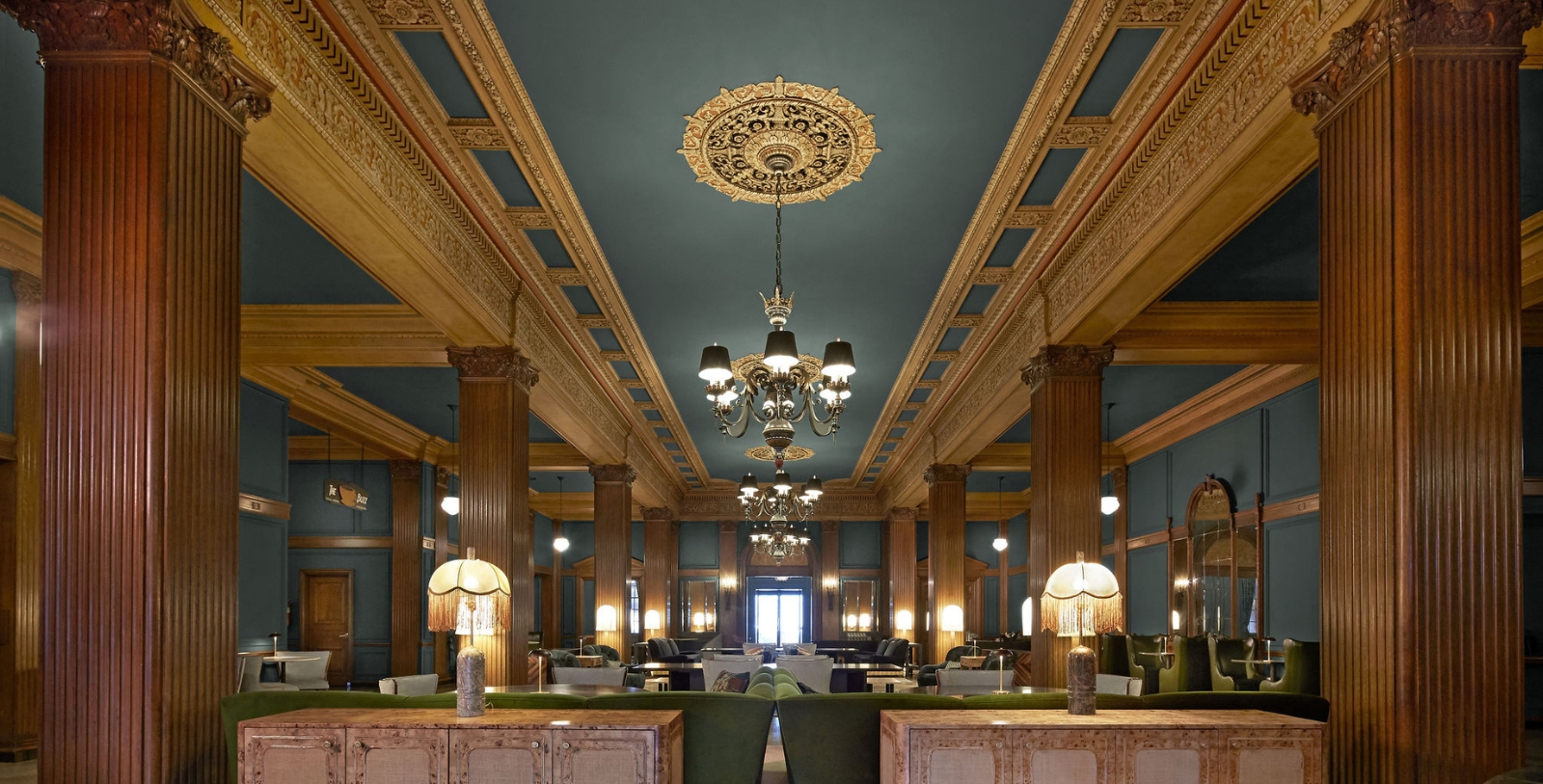 Image of Hotel Lobby of Marcus Whitman Hotel (1928), a Member of Historic Hotels of America in Walla Walla, Washington