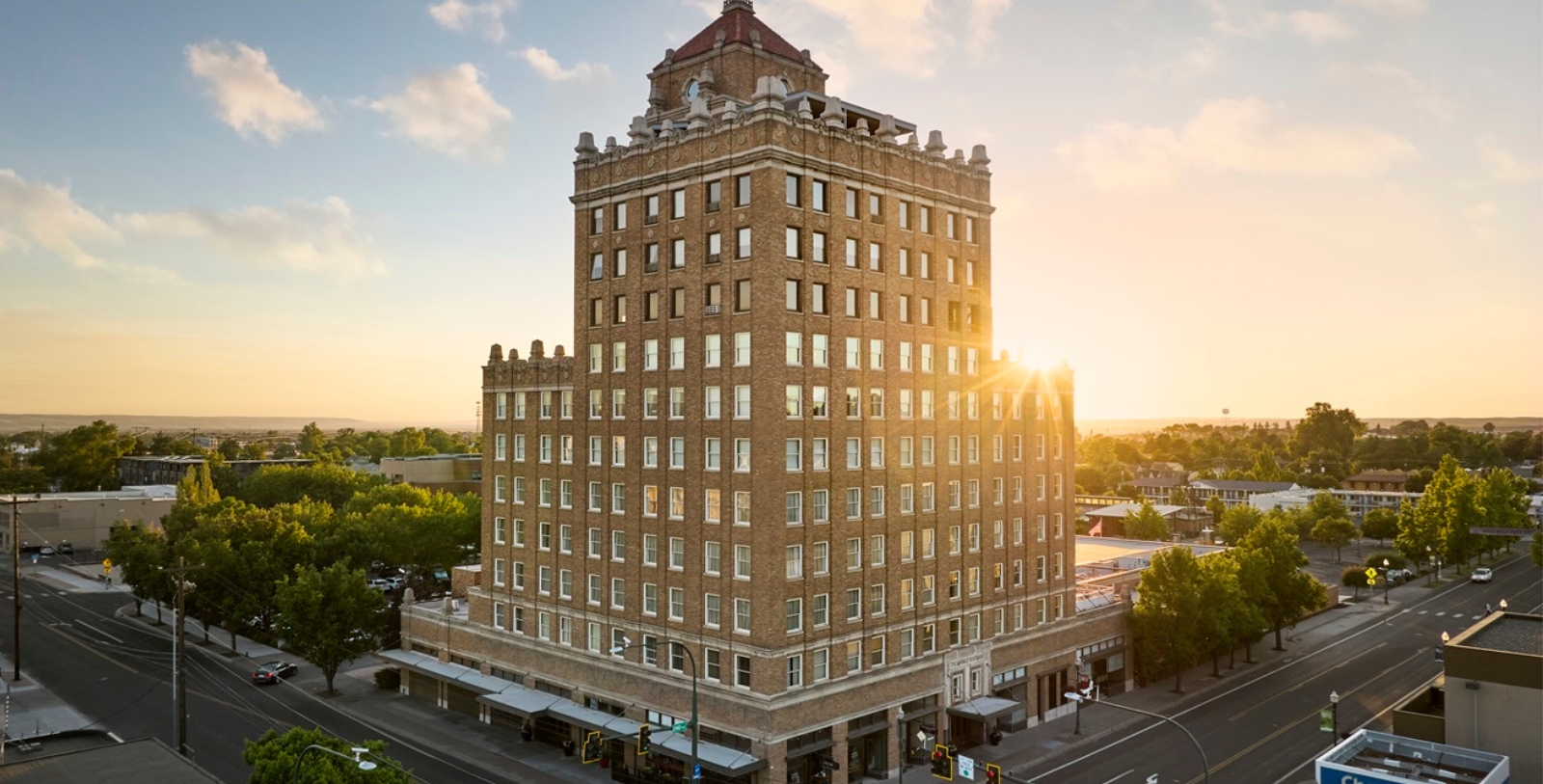 Image of Hotel Exterior of Marcus Whitman Hotel (1928), a Member of Historic Hotels of America in Walla Walla, Washington