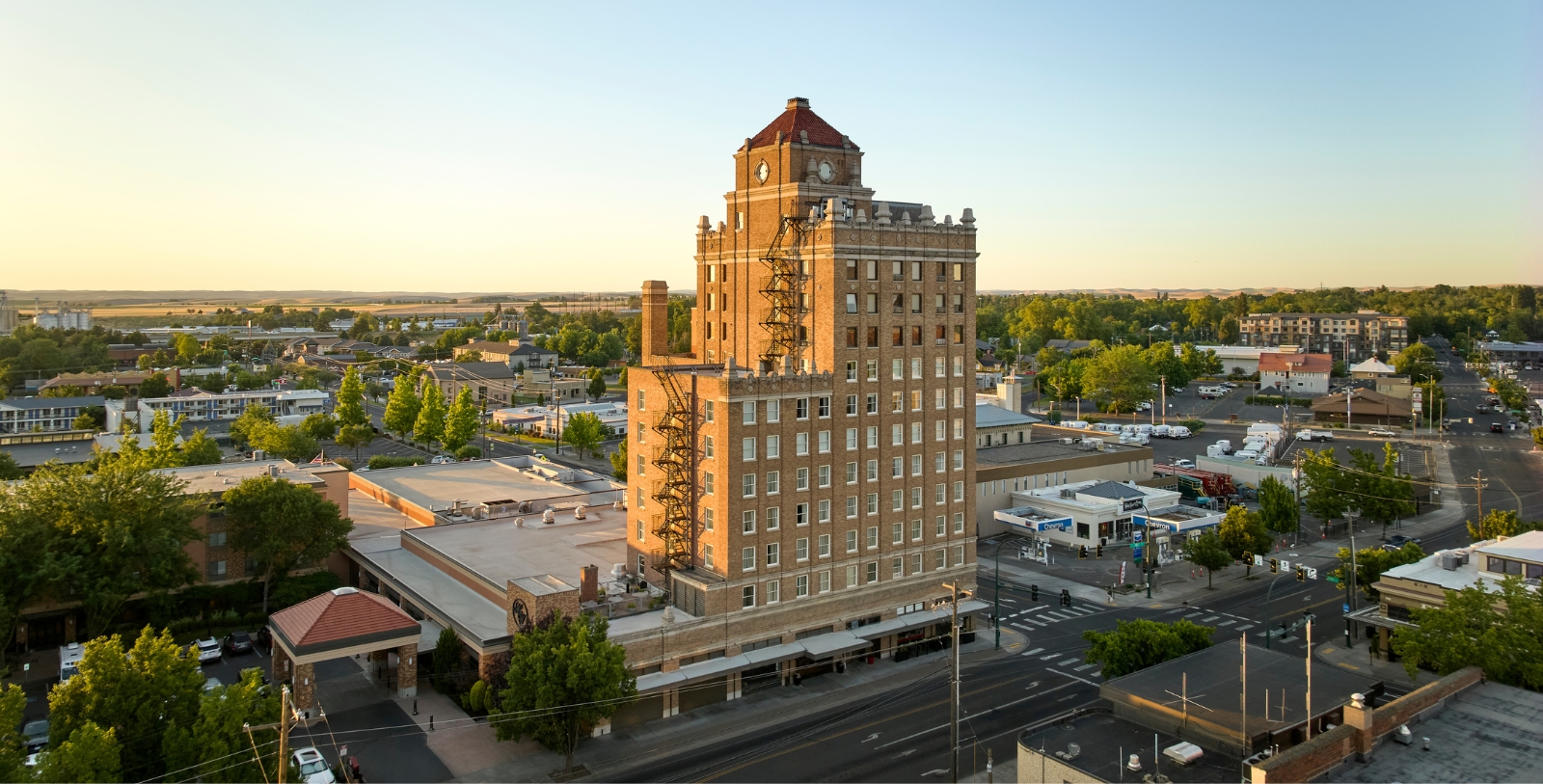 Image of Hotel Exterior of Marcus Whitman Hotel (1928), a Member of Historic Hotels of America in Walla Walla, Washington