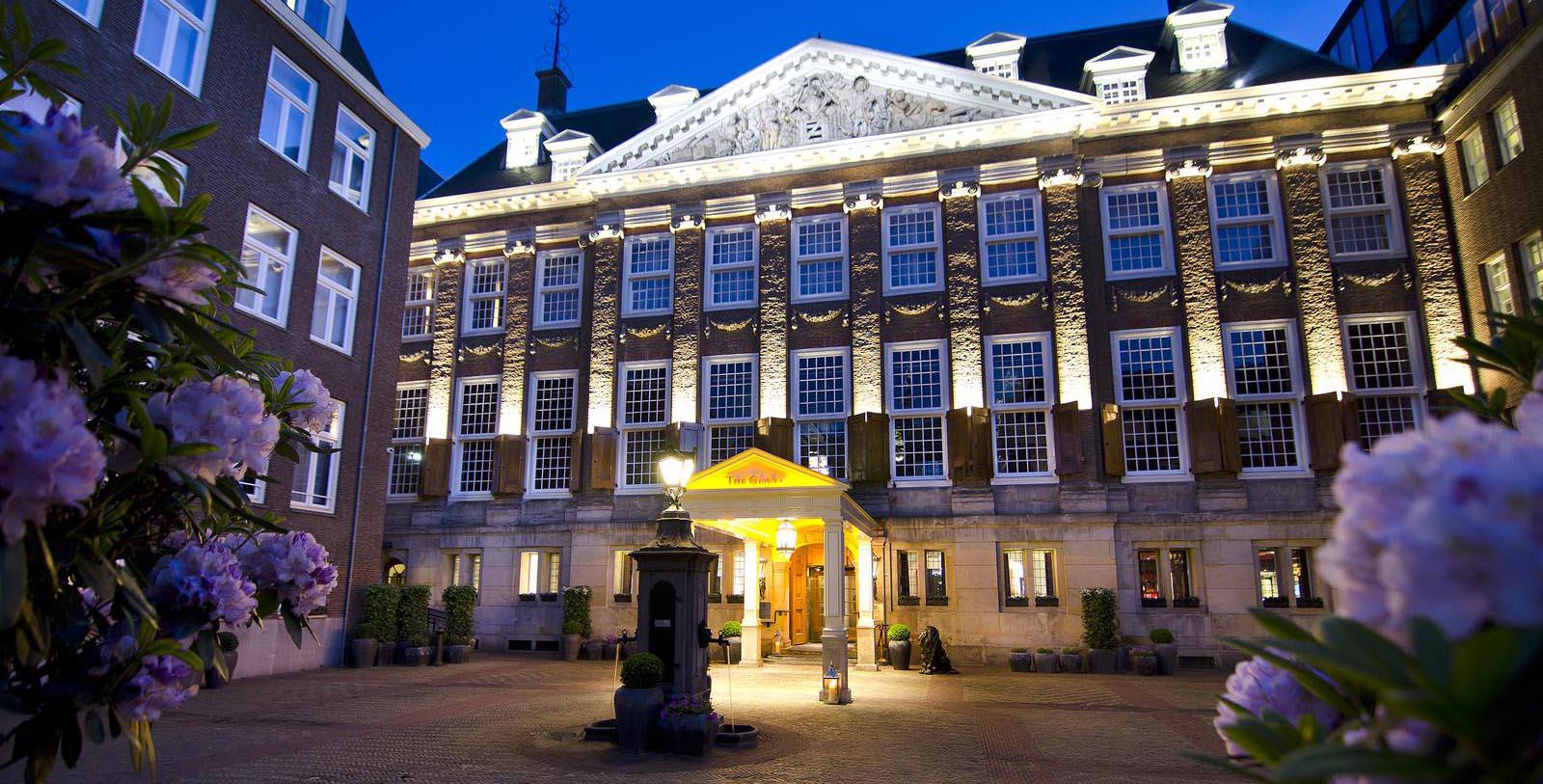 Image of Hotel Exterior Sofitel Legend The Grand Amsterdam, 1578, Member of Historic Hotels Worldwide, in Amsterdam, Netherlands, Special Offers, Discounted Rates, Families, Romantic Escape, Honeymoons, Anniversaries, Reunions