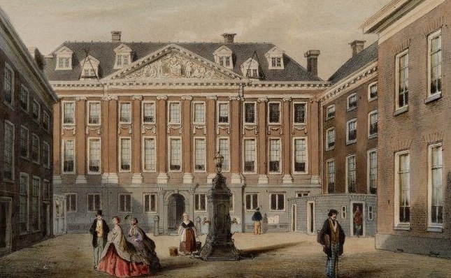 Historical Image of Exterior as Town Hall, Sofitel Legend The Grand Amsterdam, 1578, Member of Historic Hotels Worldwide, in Amsterdam, Netherlands