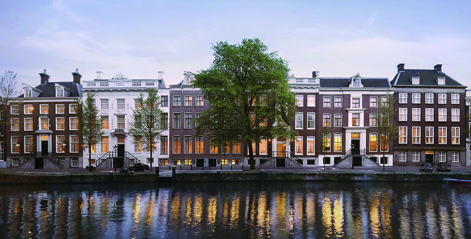 Image of Exterior and Canal, Waldorf Astoria Amsterdam, 1650, Member of Historic Hotels Worldwide, Amsterdam, The Netherlands
