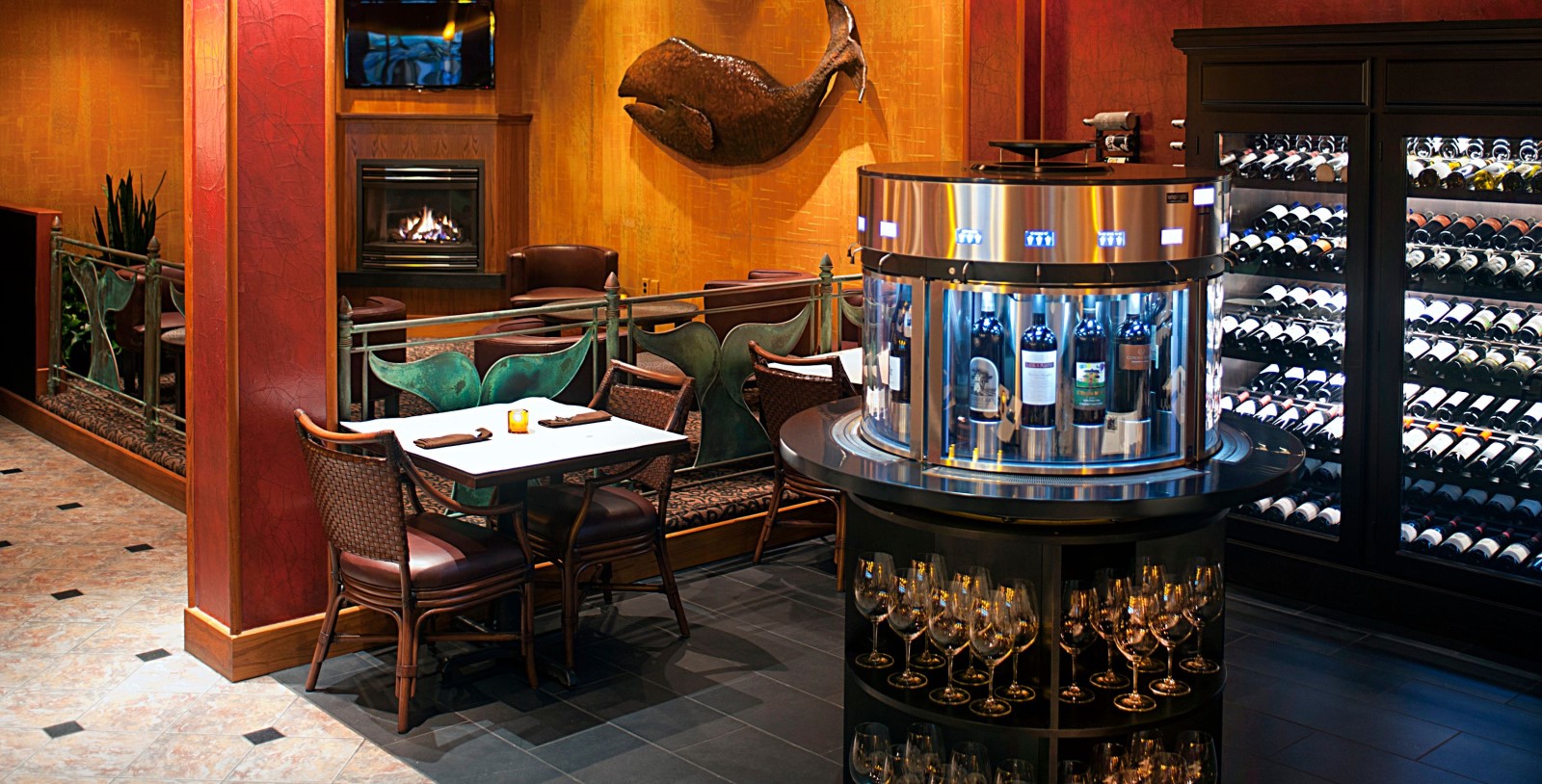 Image Of Whale's Tail Wine Bar Hotel Captain Cook Anchorage Alaska, Dining