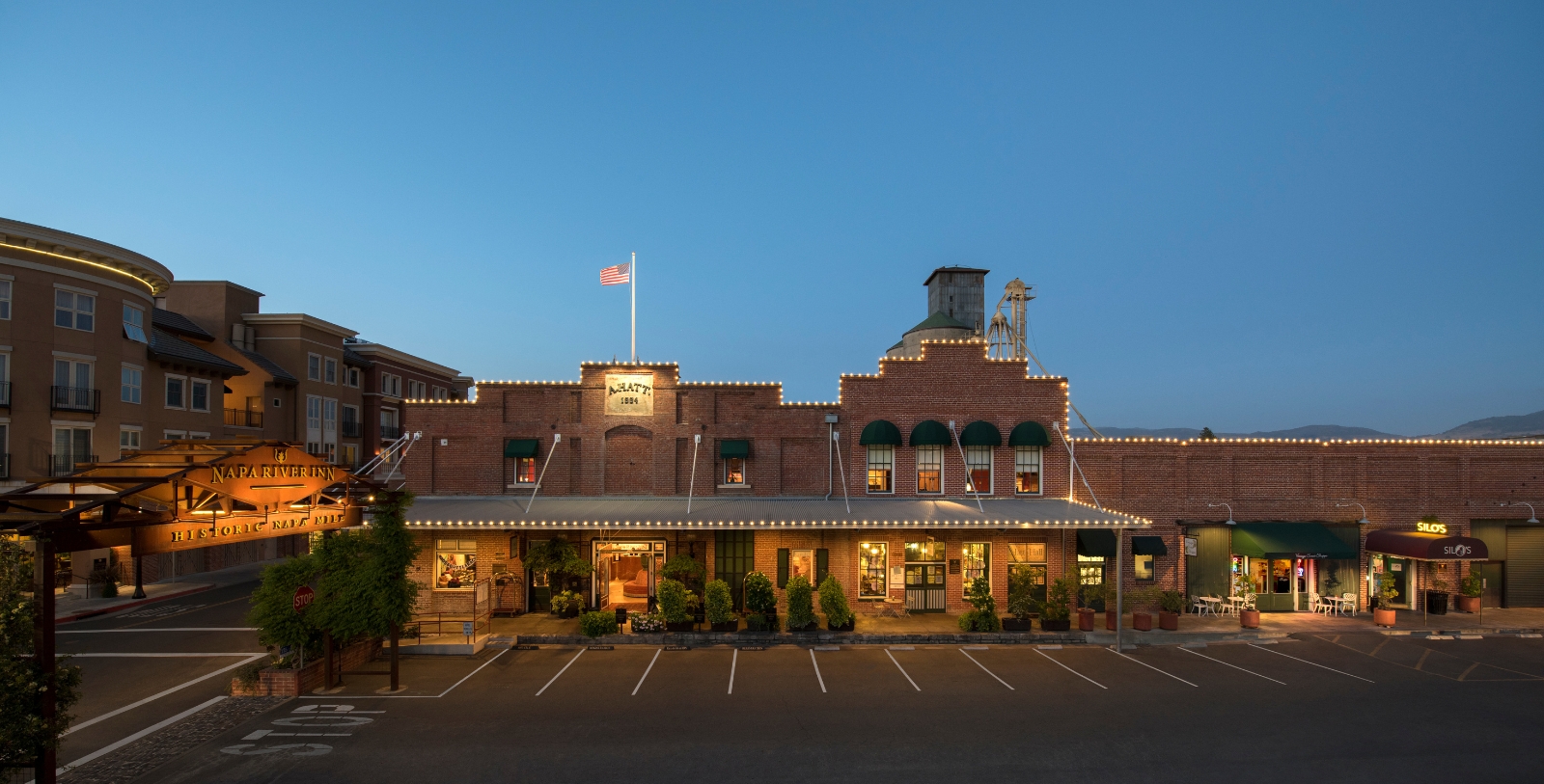 Image of Historic Exterior, Napa River Inn, Napa, California, 1884 Member of Historic Hotels of America, Discover