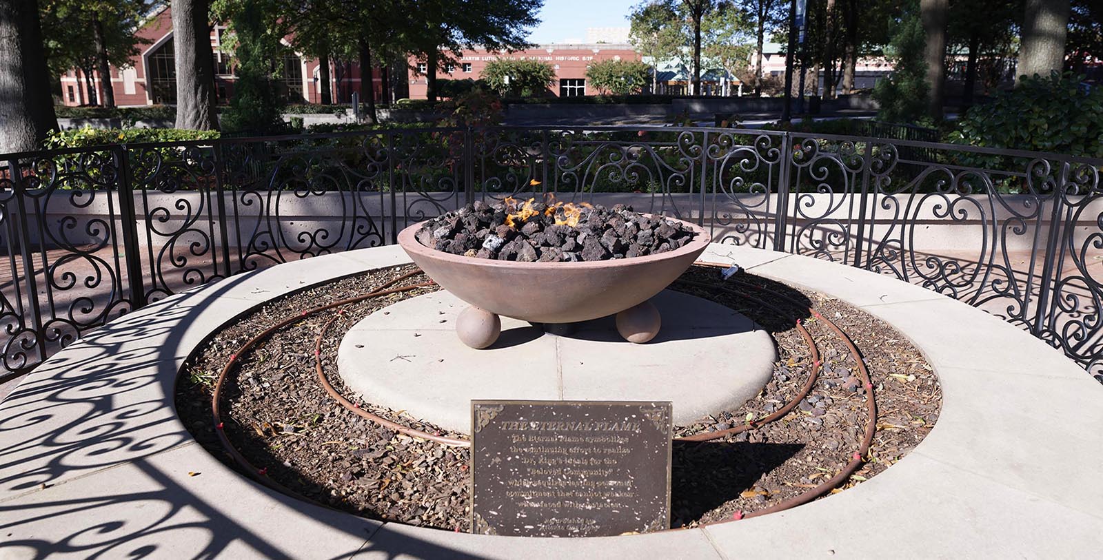 Explore The King Center and contemplate at the Eternal Flame, symbolizing the continuing effort to realize Dr. King’s dream of the “Beloved Community.”