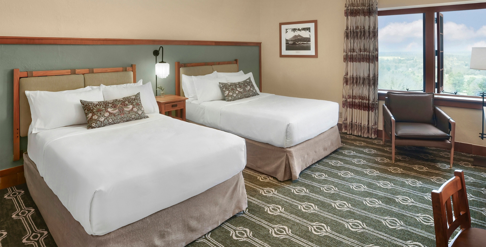 Image of Guestroom at The Omni Grove Park Inn, 1913, Member of Historic Hotels of America, in Asheville, North Carolina, Accommodations