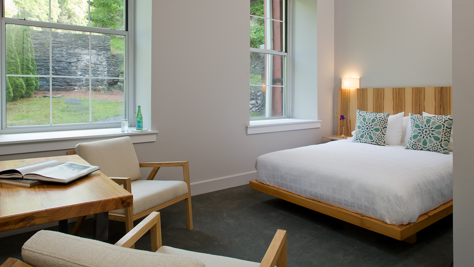 Image of Suite Living Room & Kitchen, Ledges Hotel in Hawley, Pennsylvania, 1890, Member of Historic Hotels of America, Accommodations