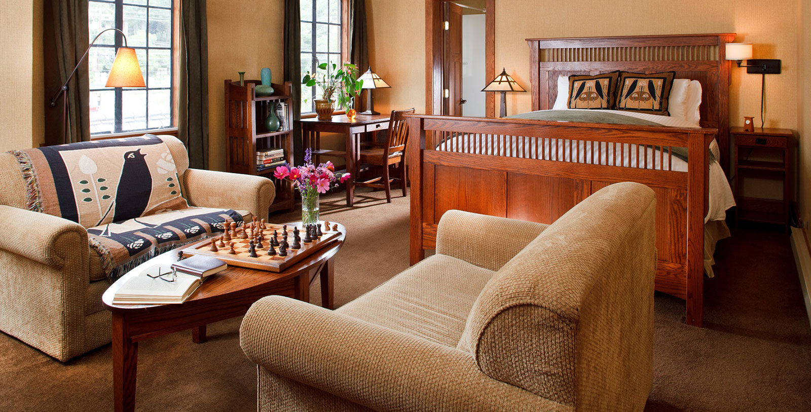 Image of Guestroom 217 at The Settlers Inn at Bingham Park, 1927, Member of Historic Hotels of America, in Hawley, Pennsylvania, Accommodations