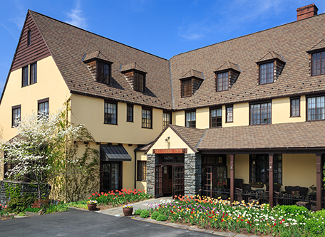 Image of Hotel Exterior The Settlers Inn at Bingham Park, 1927, Member of Historic Hotels of America, in Hawley, Pennsylvania, Special Offers, Discounted Rates, Families, Romantic Escape, Honeymoons, Anniversaries, Reunions