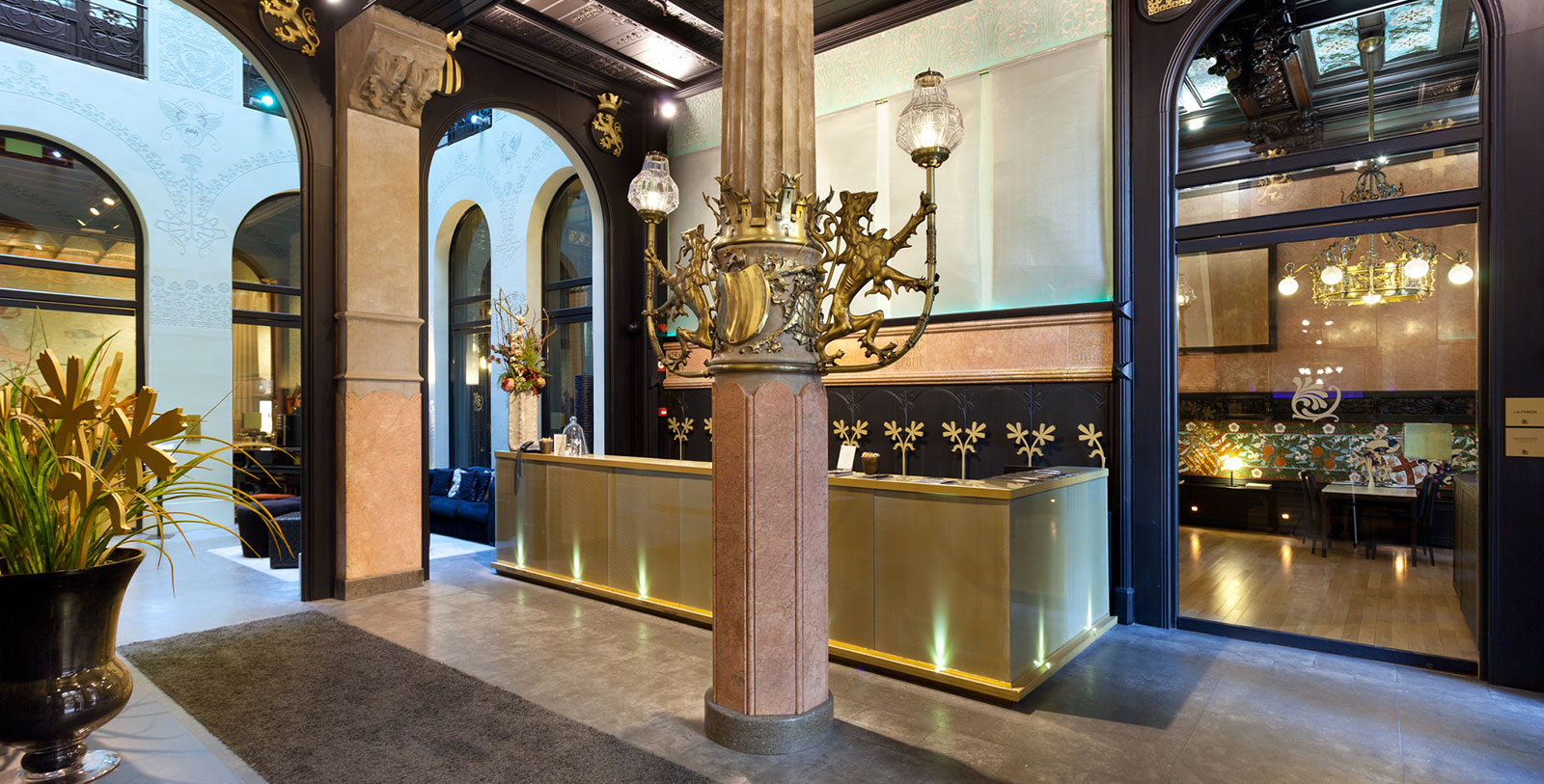 Image of Reception Hall, Hotel España, 1859, a Member of Historic Hotels Worldwide in Barcelona, Spain, Special Offers, Discounted Rates, Families, Romantic Escape, Honeymoons, Anniversaries, Reunions