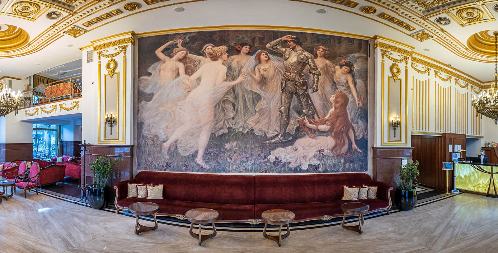 Image of Women Enjoying Spa, Hotel Moskva, Belgrade, Sebia, 1908, Member of Historic Hotels Worldwide, Hot Deals