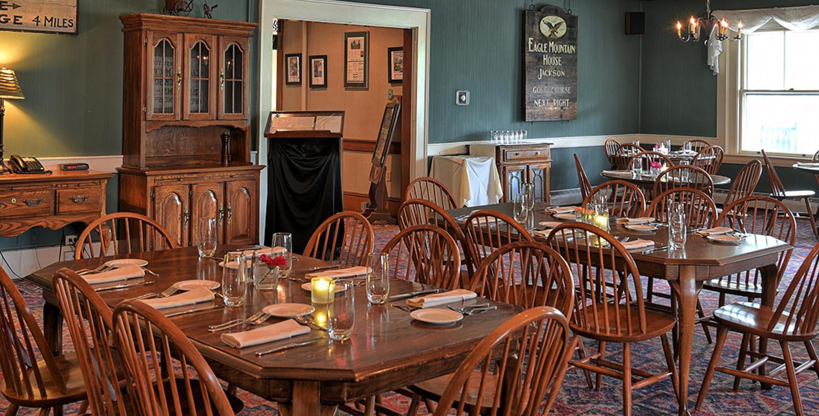 Taste authentic regional cuisine at the Highfields Restaurant.