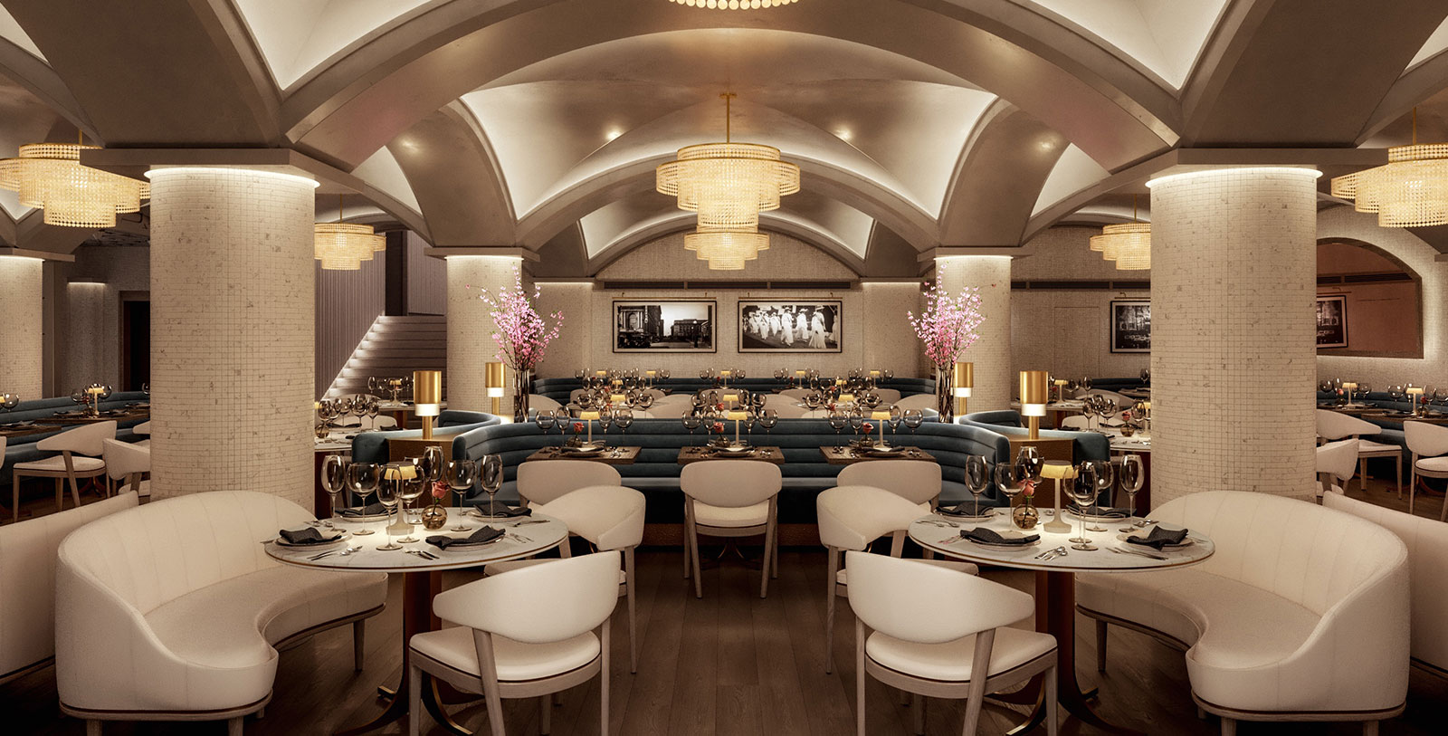 Image of Drusie & Darr, The Hermitage Hotel, 1910, Member of Historic Hotels of America, in Nashville, Tennessee, Dining