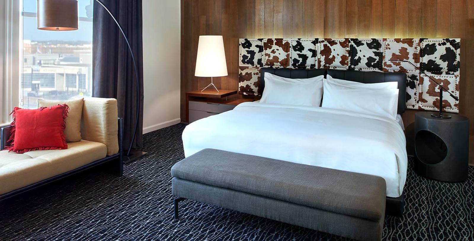 Image of Guestroom Interior, Union Station Hotel Nashville, Tennessee, Autograph Collection, 1900, Member of Historic Hotels of America, Hot Deals