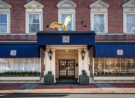 Image of hotel exterior Hawthorne Hotel, 1925, Member of Historic Hotels of America, in Salem, Massachusetts, Special Offers, Discounted Rates, Families, Romantic Escape, Honeymoons, Anniversaries, Reunions