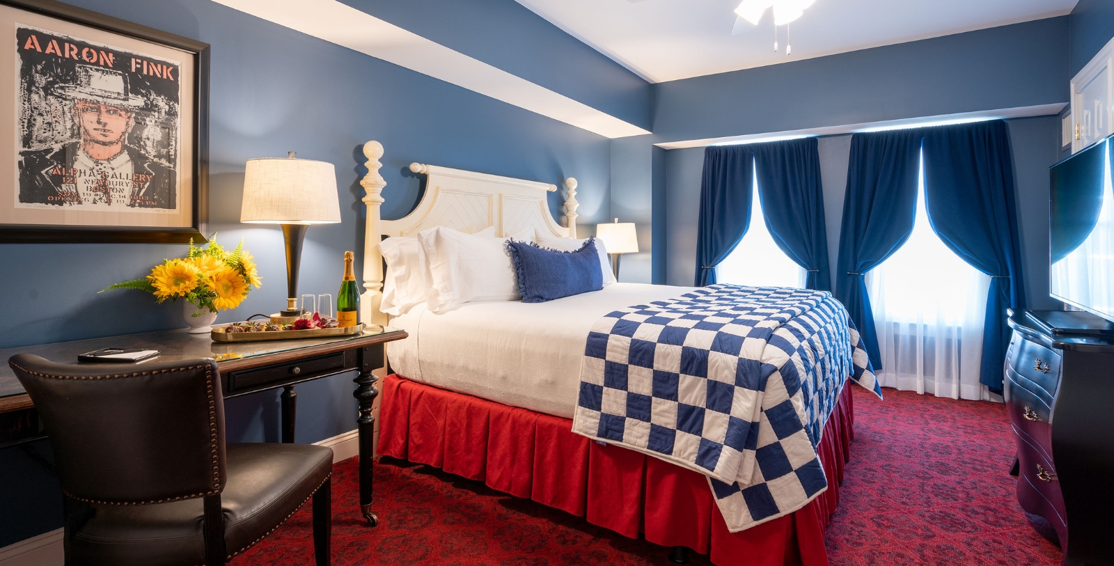 Image of Guestroom Interior The Kendall Hotel, 1894, Member of Historic Hotels of America, in Cambridge, Massachusetts, Accommodations