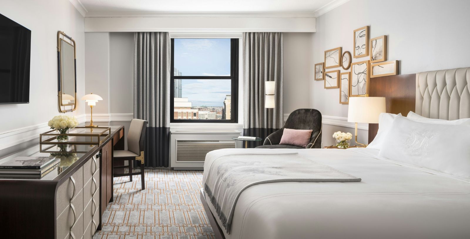 Image of Guestroom Interior, Omni Parker House, Boston, Massachusetts, 1855, Member of Historic Hotels of America, Accommodations