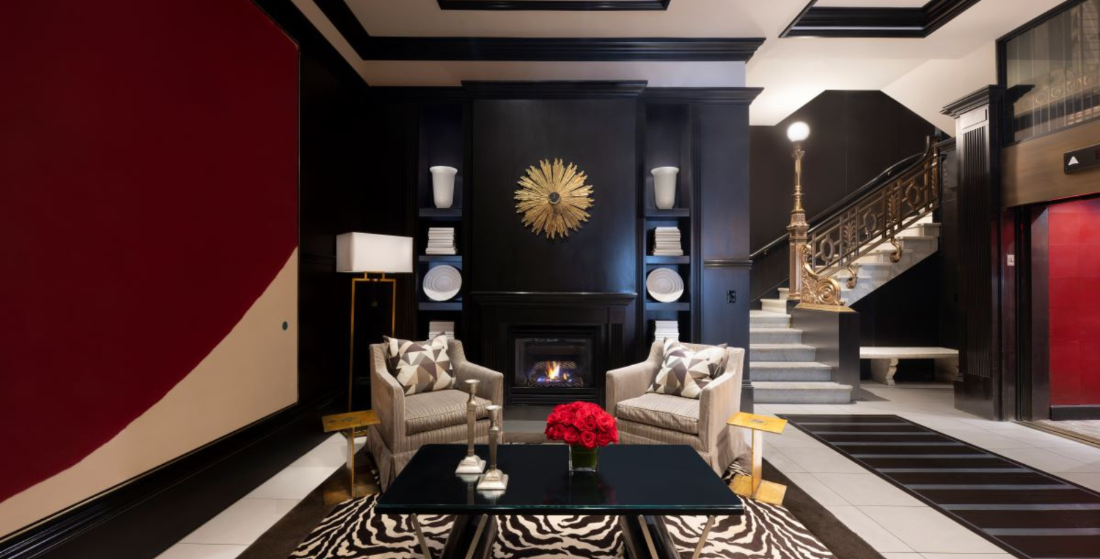 Discover the original caged-glass elevators of the XV Beacon.