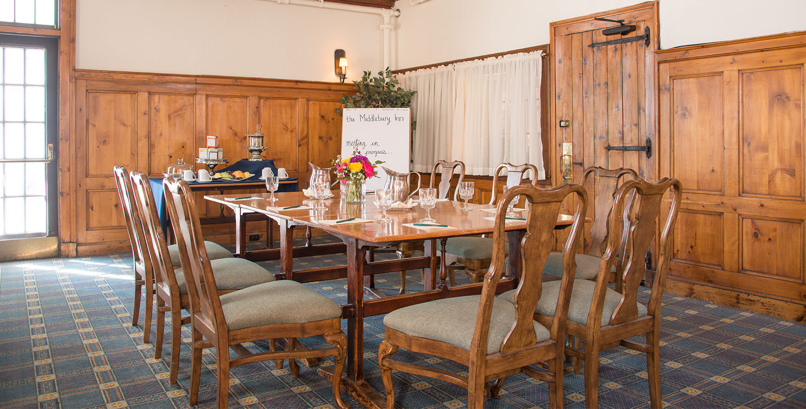 Image of Willard Meeting room Morgan’s Tavern at The Middlebury Inn, 1827, Member of Historic Hotels of America, in Middlebury, Vermont, Request For Proposal