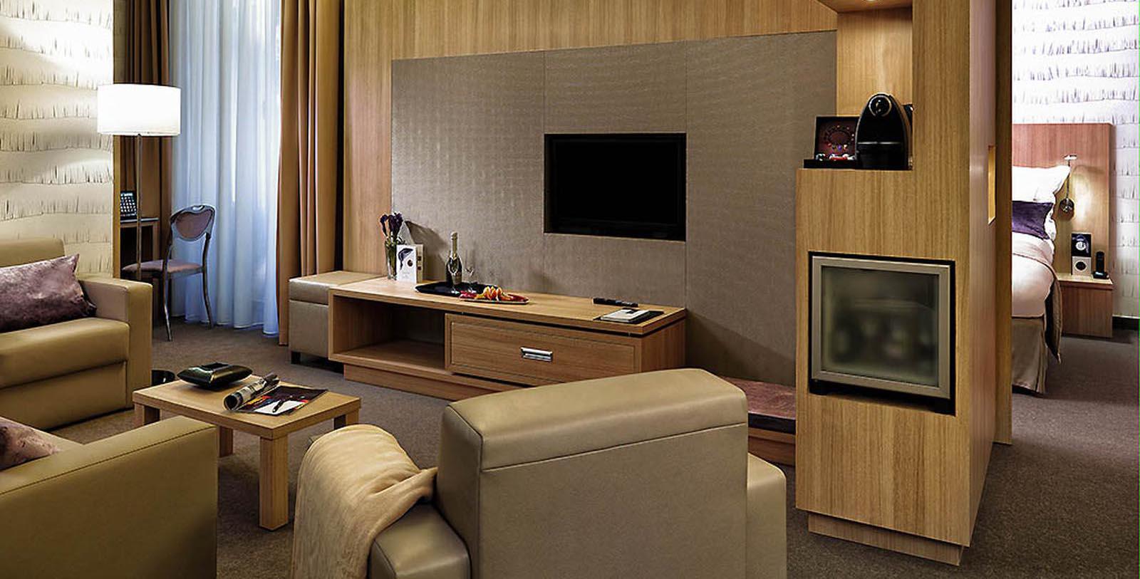 Image of Guestroom Interior, Hotel Nemzeti Budapest - MGallery by Sofitel, Budapest, Hungary, 1896, Member of Historic Hotels Worldwide, Accommodations