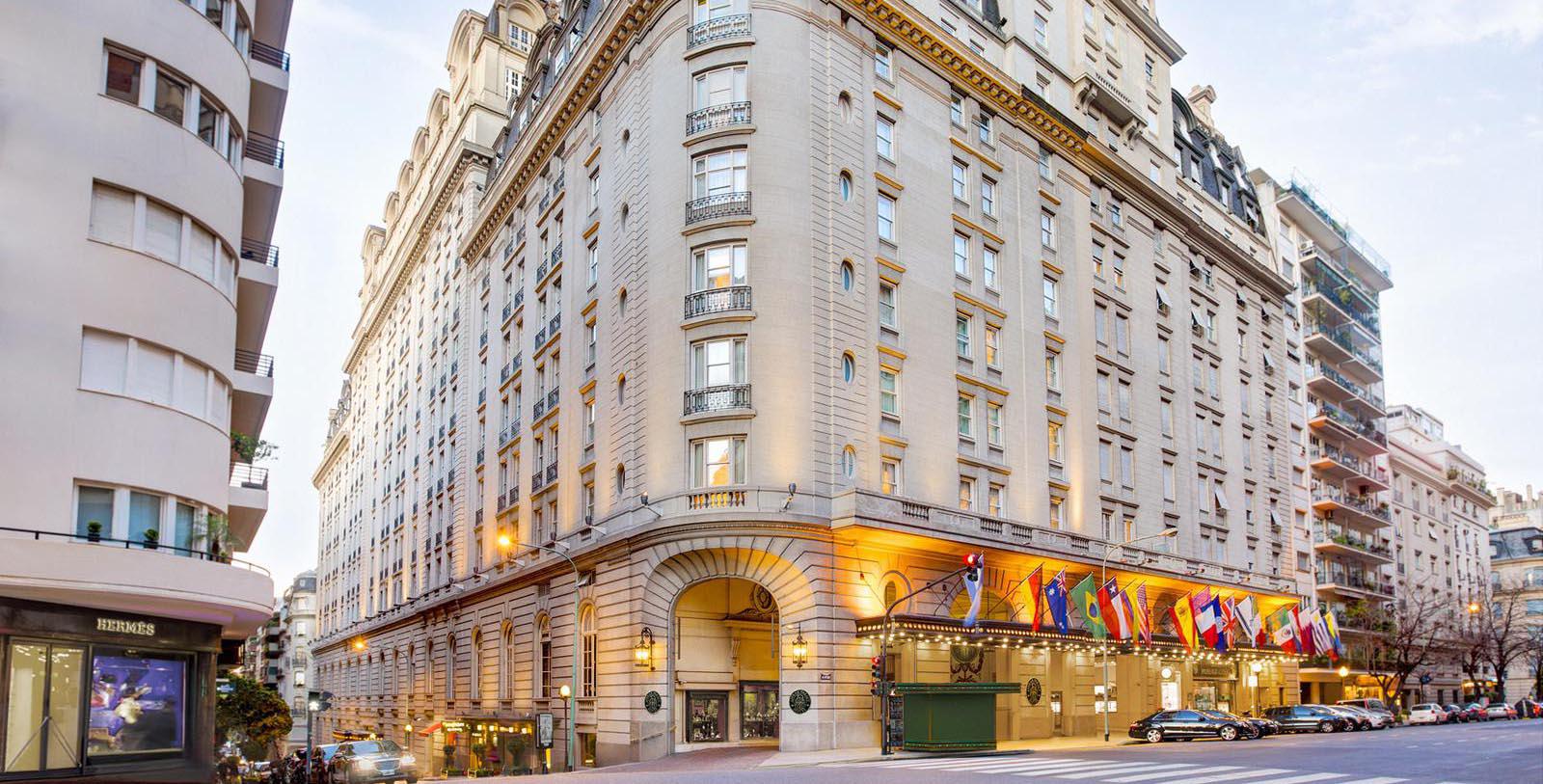 Image of hotel exterior Alvear Palace Hotel, 1932, Member of Historic Hotels Worldwide, in Buenos Aires, Argentina, Special Offers, Discounted Rates, Families, Romantic Escape, Honeymoons, Anniversaries, Reunions
