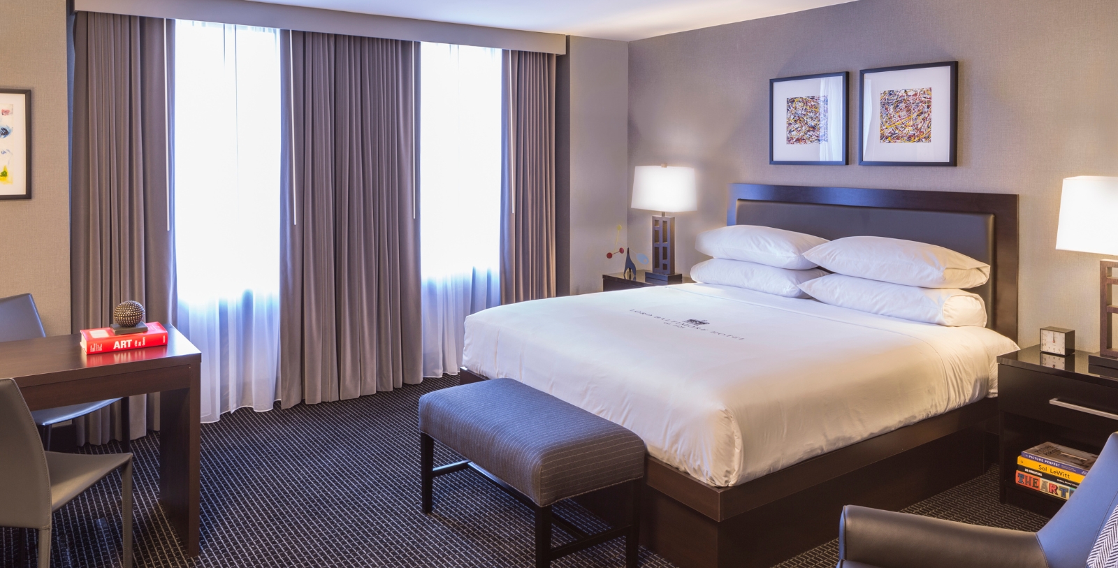 Image of Guestroom Interior, Lord Baltimore Hotel in Baltimore, Maryland, 1928, Member of Historic Hotels of America, Accommodations