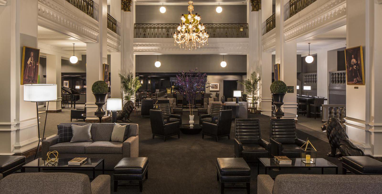 Explore the original works, numbering over 2,500, displayed throughout the historic hotel.