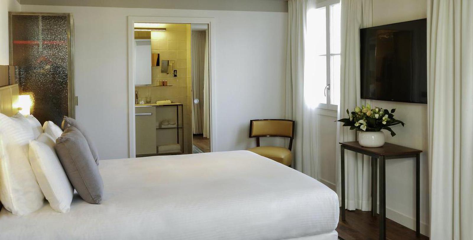 Image of Guestroom Interior Hôtel Paris Bastille Boutet - MGallery by Sofitel, 1926, Member of Historic Hotels Worldwide, in Paris, France, Accommodations