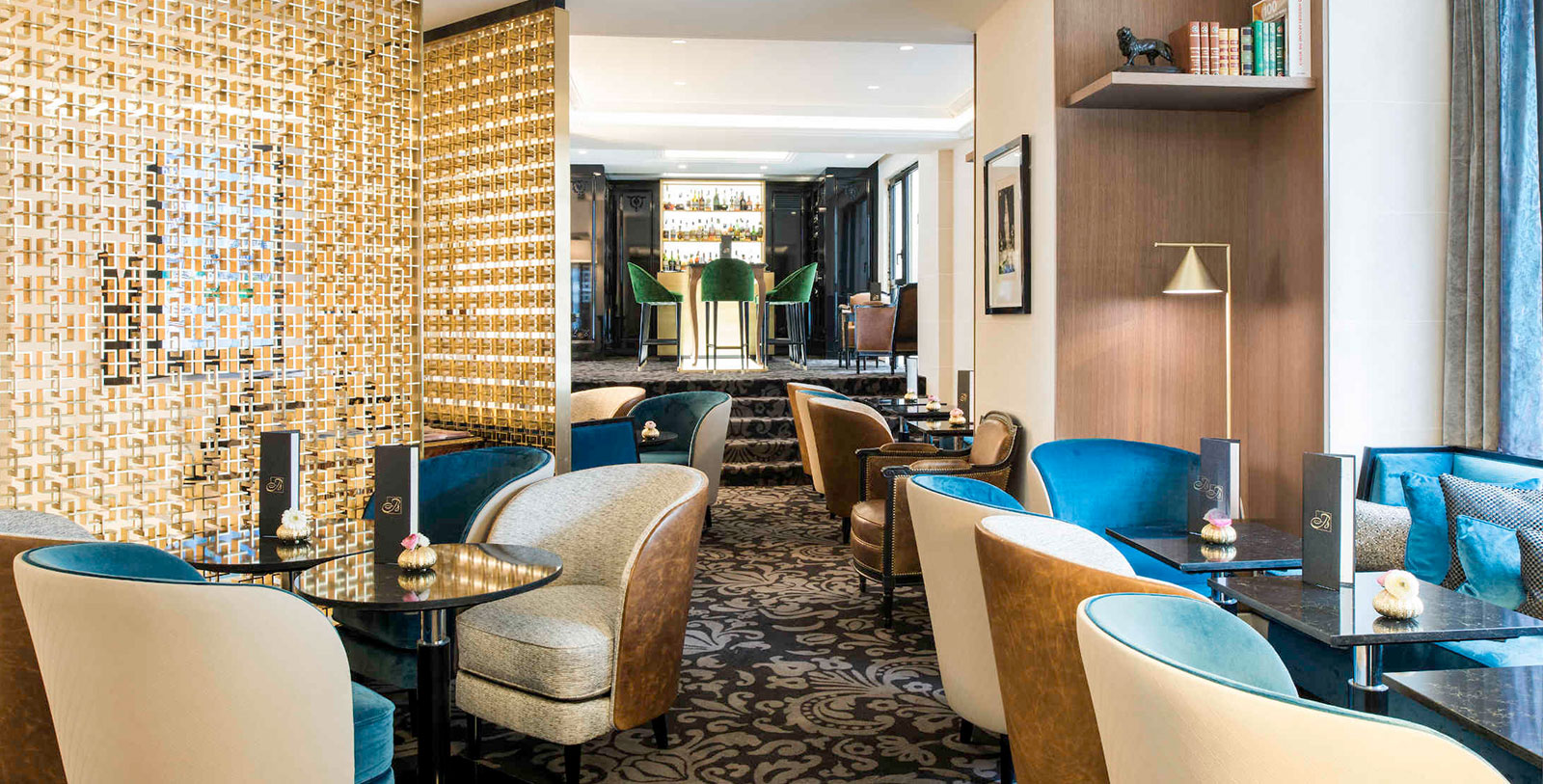 Image of 88B Bar Dining Area Sofitel Paris Baltimore Tour Eiffel, 1892, Member of Historic Hotels Worldwide, in Paris, France, Dining