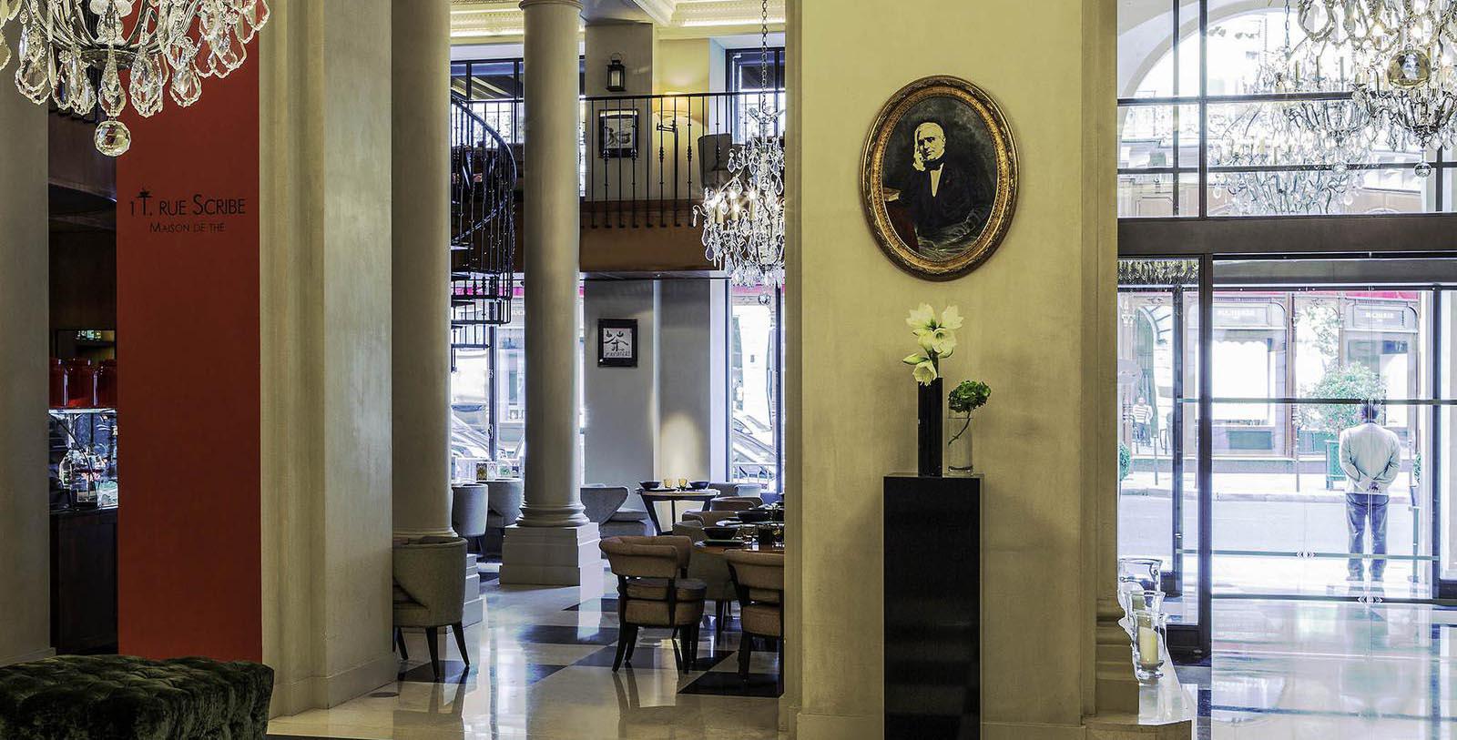 Image of Lobby Details, Hotel Scribe Paris Opera By Sofitel, France, 1861, Member of Historic Hotels Worldwide, Hot Deals