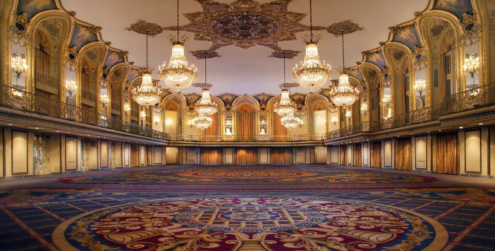 Image of Grand ballroom, Hilton Chicago, 1927, Member of Historic Hotels of America, in Chicago, Illinois, Weddings