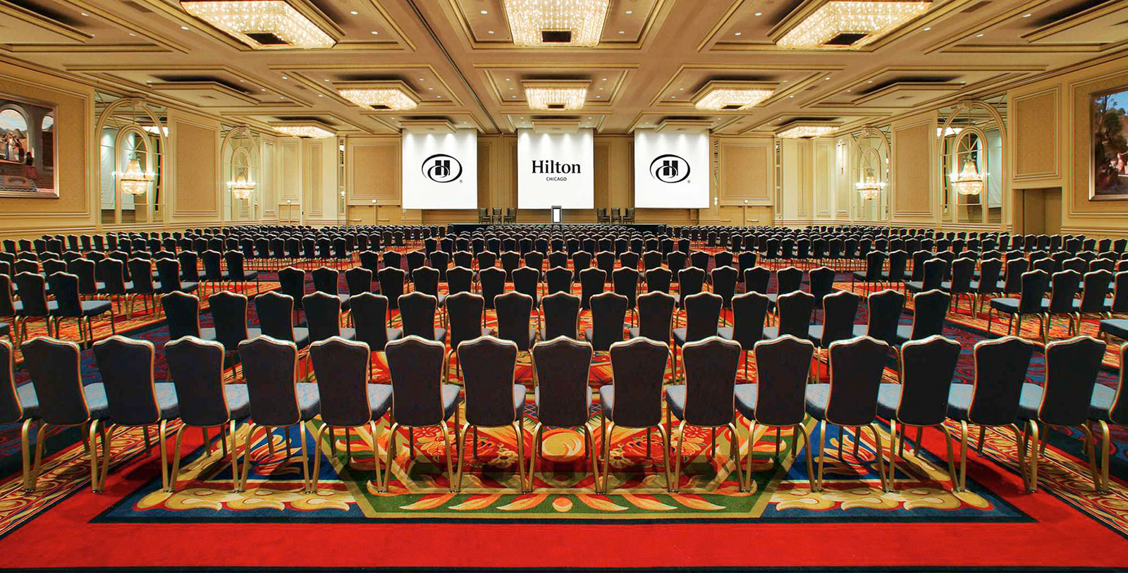 Image of international ballroom, Hilton Chicago, 1927, Member of Historic Hotels of America, in Chicago, Illinois, Special Occasions