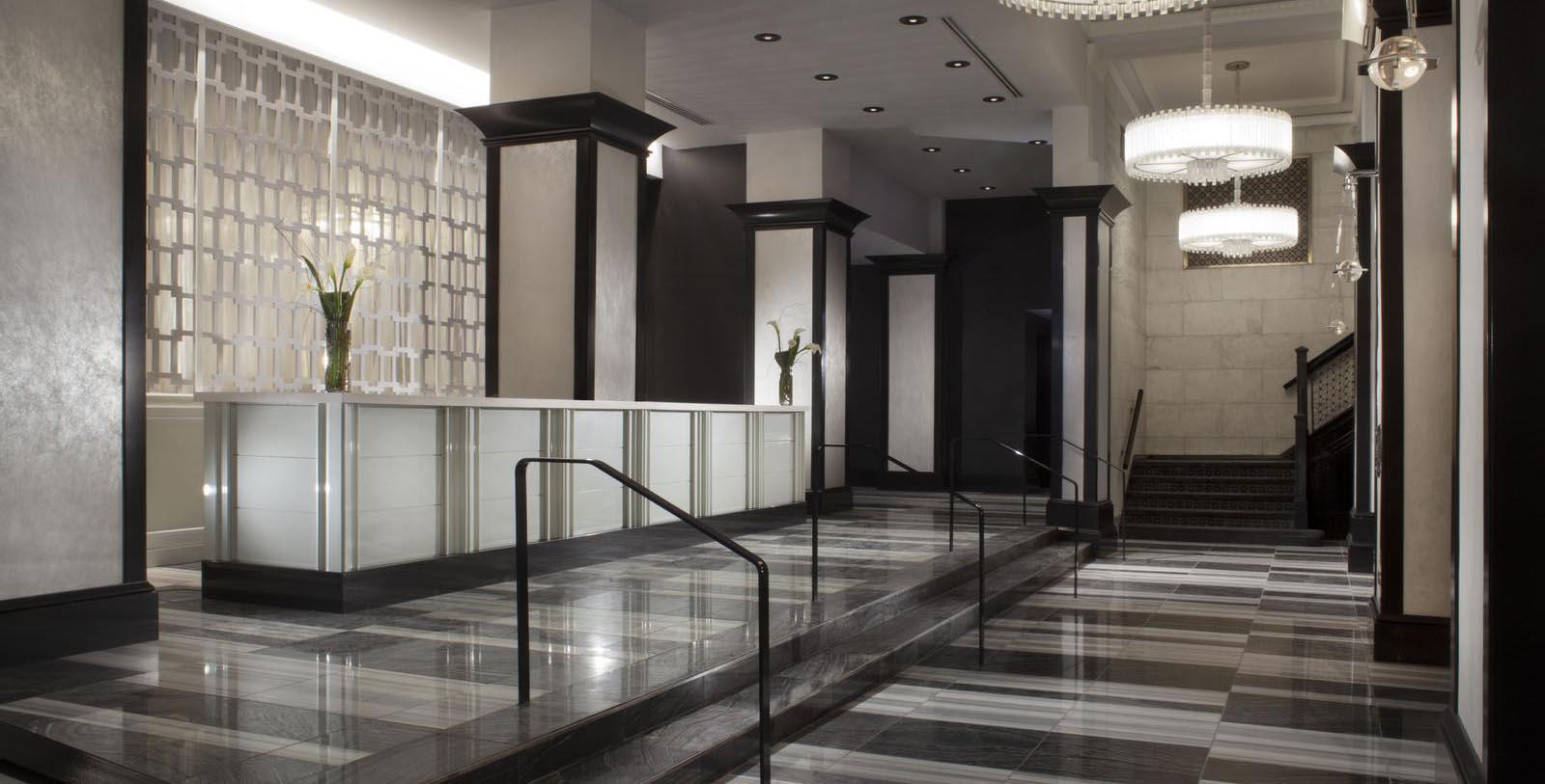 Image of Hotel Lobby at The Silversmith Hotel, 1897, Member of Historic Hotels of America, in Chicago, Illinois, Overview