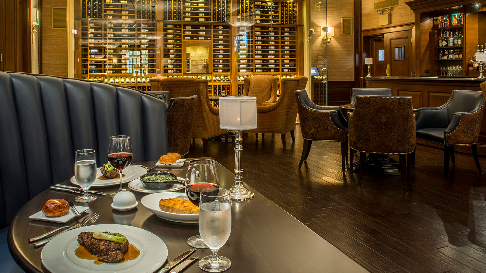 Taste a delicious meal at the Wigwam Restaurant at Union League Club of Chicago.