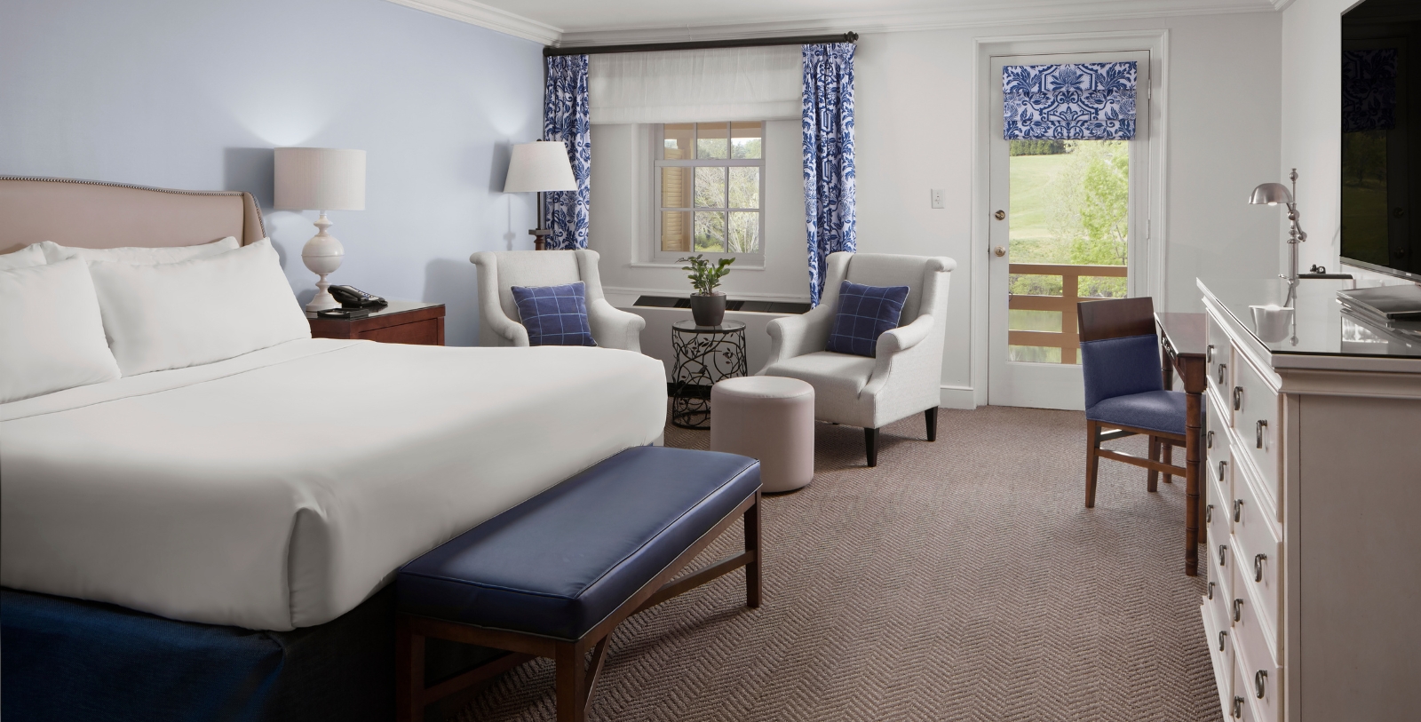 Image of Guestroom at Boar's Head Resort, 1834, Member of Historic Hotels of America, in Charlottesville, Virginia Accommodations