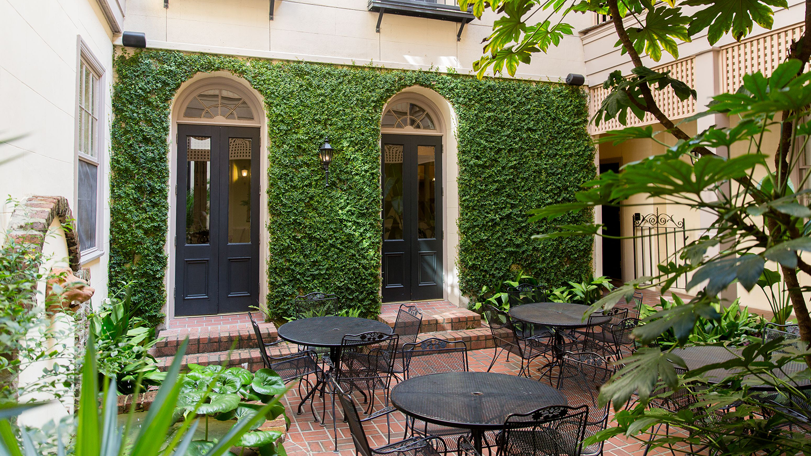 Image of Courtyard, Kings Courtyard Inn in Charleston, South Carolina, 1853, Member of Historic Hotels of America, Experience
