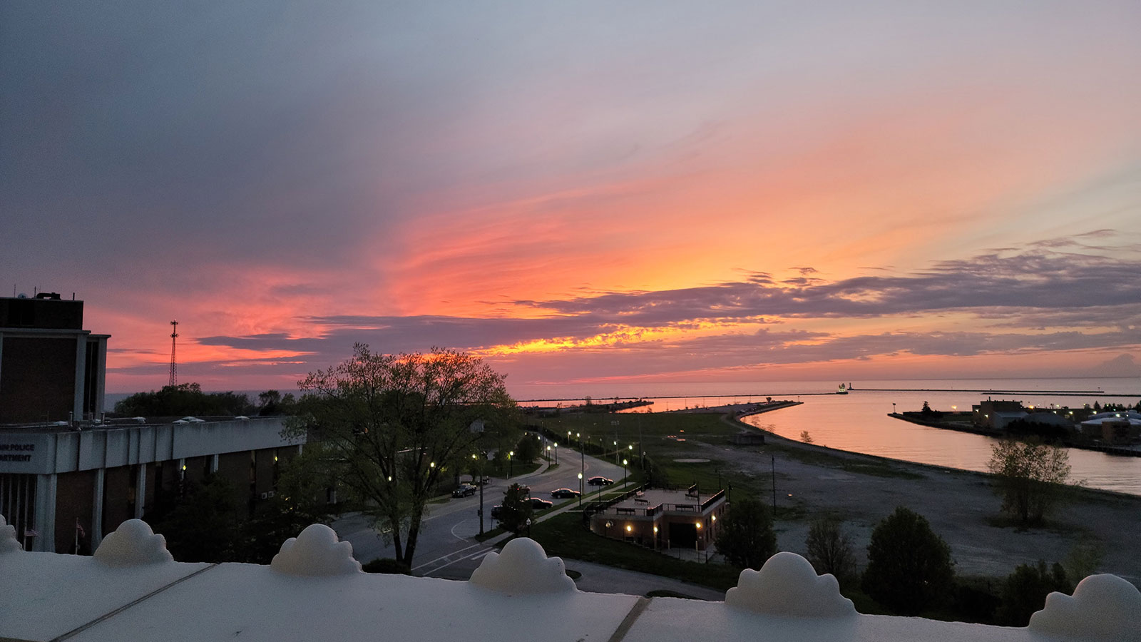 Explore historic attractions such as the Lorain Harbor Lighthouse.