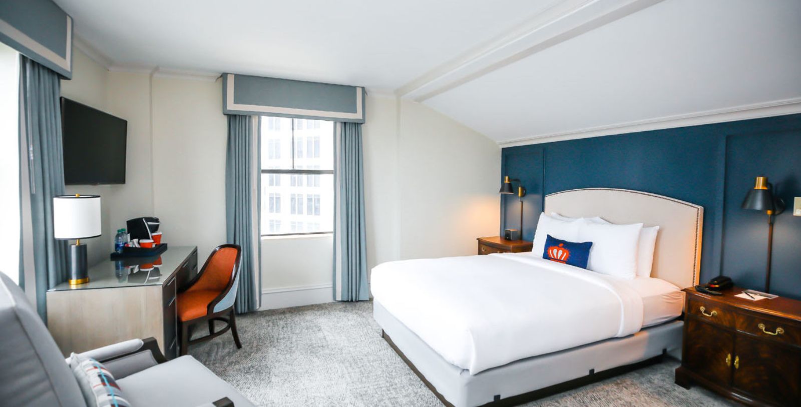 Image of Guestroom Interior The Dunhill Hotel, 1929, Member of Historic Hotels of America, in Charlotte, North Carolina, Accommodations