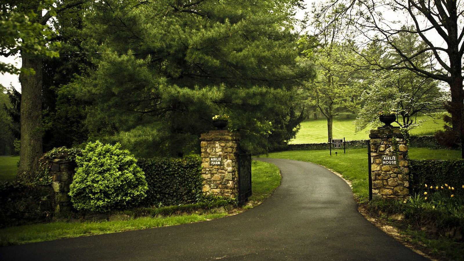 Image of Outdoor Firepit Area of Airlie, 1899, Member of Historic Hotels of America, in Warrenton, Virginia, Hot Deals