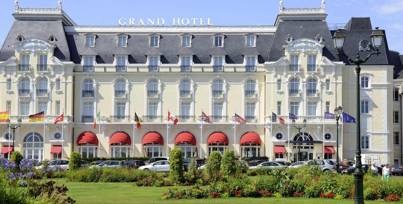 Image of Hotel Exterior Le Grand Hôtel Cabourg - MGallery by Sofitel, 1907, Member of Historic Hotels Worldwide, in Cabourg, France, Special Offers, Discounted Rates, Families, Romantic Escape, Honeymoons, Anniversaries, Reunions