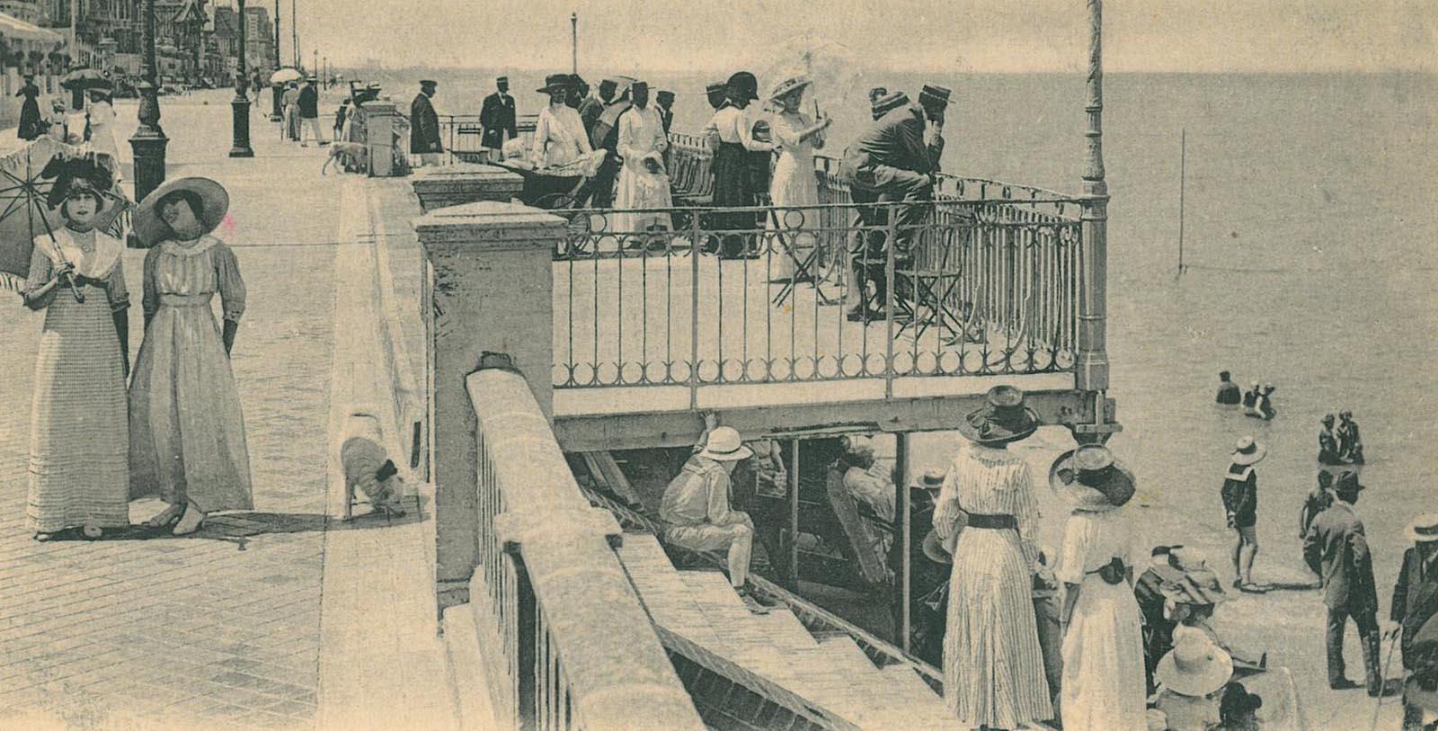 Historic Exterior of Le Grand Hôtel in Cabourg, France
