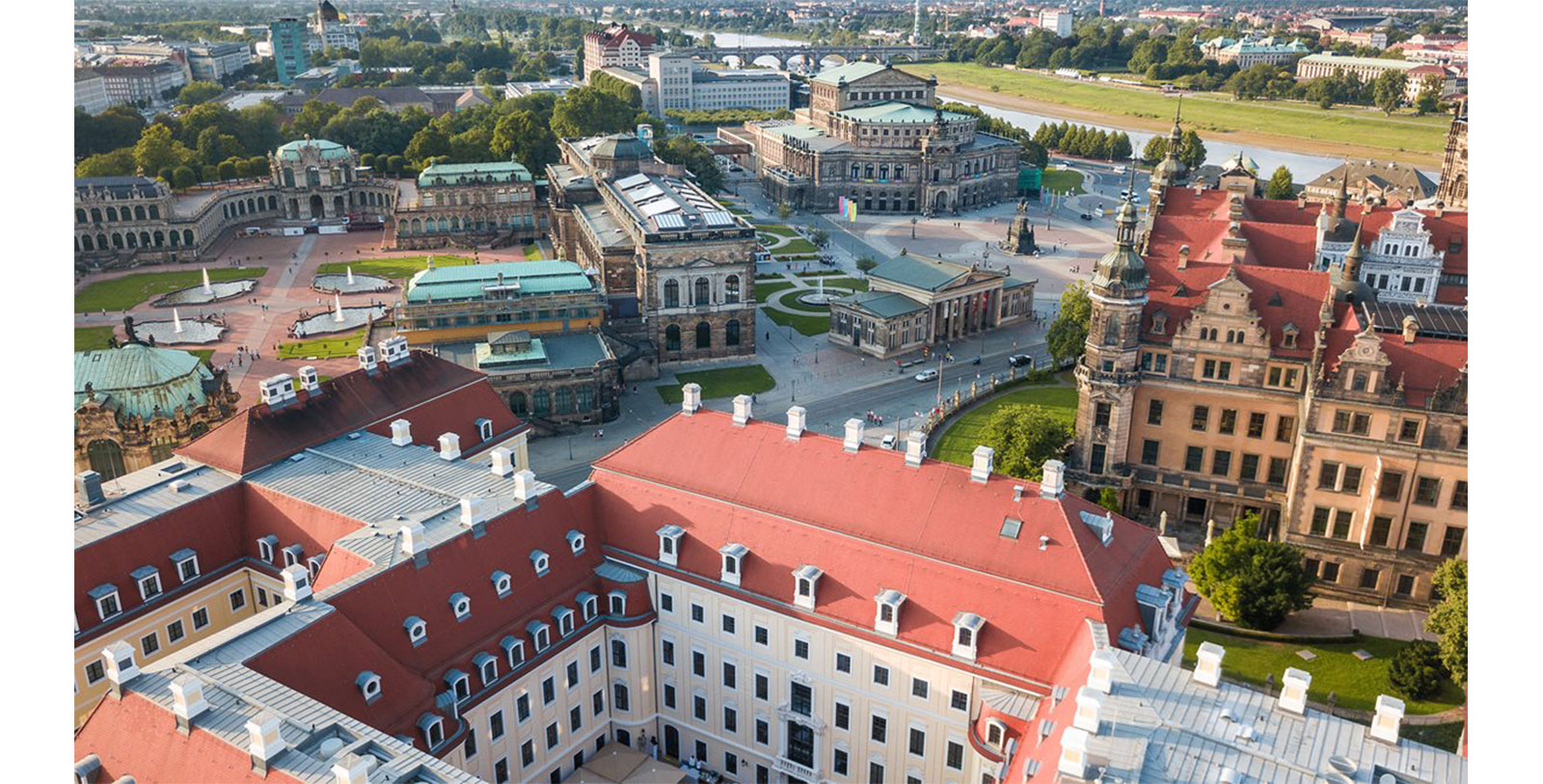 drohne baroque city center