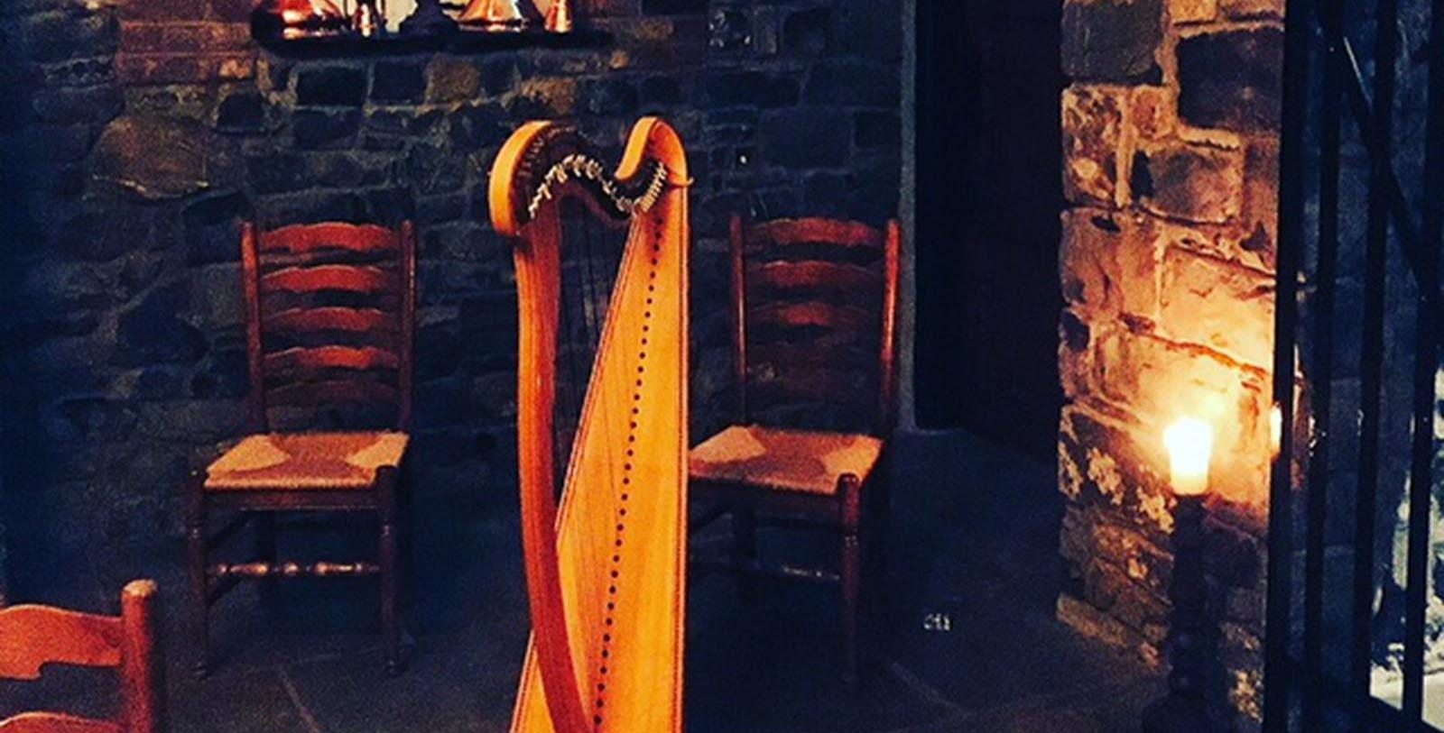 Discover Barberstown Castle’s ancient stone battlement.