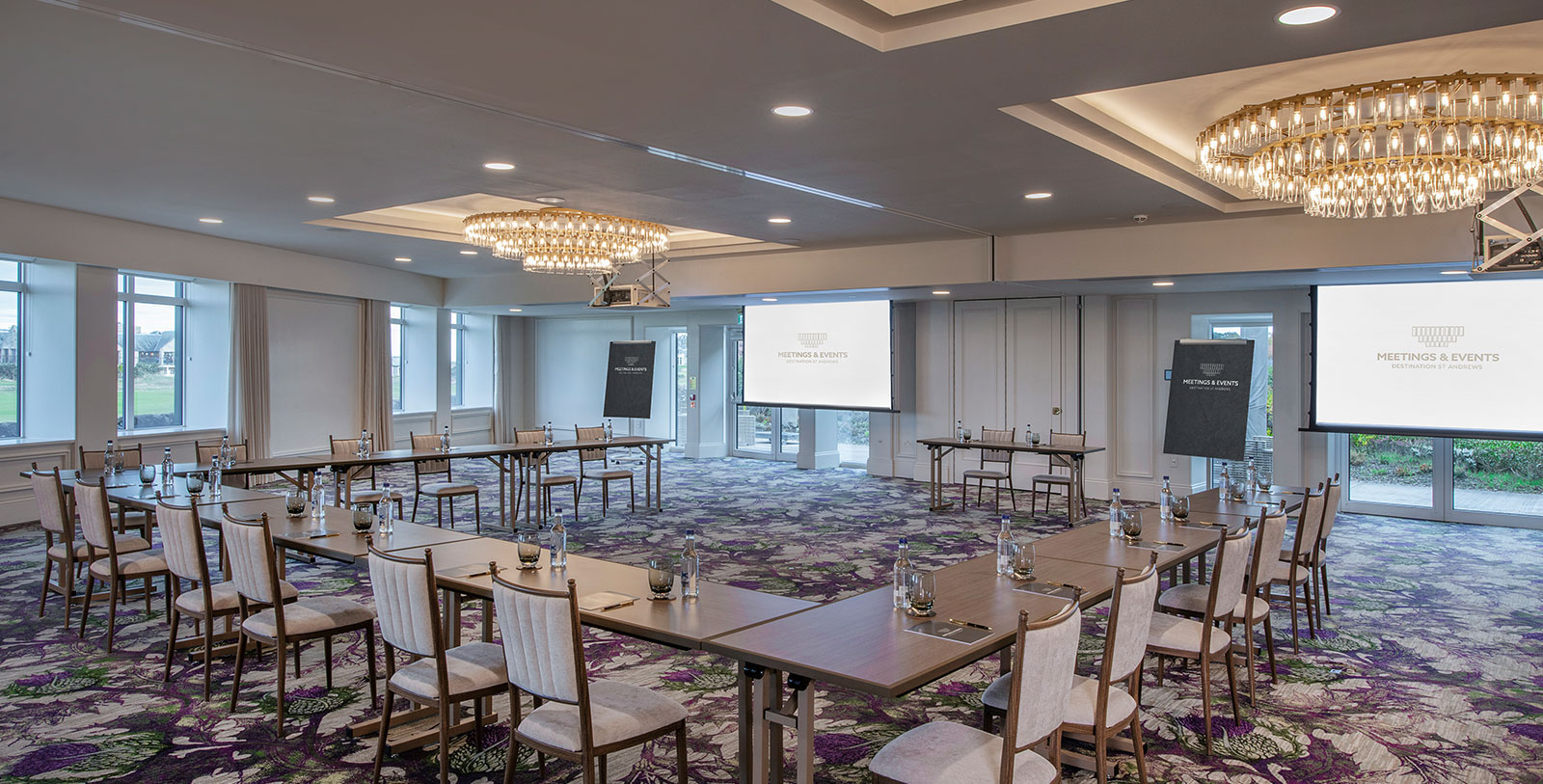 Image of Meeting Room in U-Shape, Old Course Hotel, Golf Resort & Spa, 15th Century, Member of Historic Hotels Worldwide, in St. Andrews, Scotland, Special Occasions