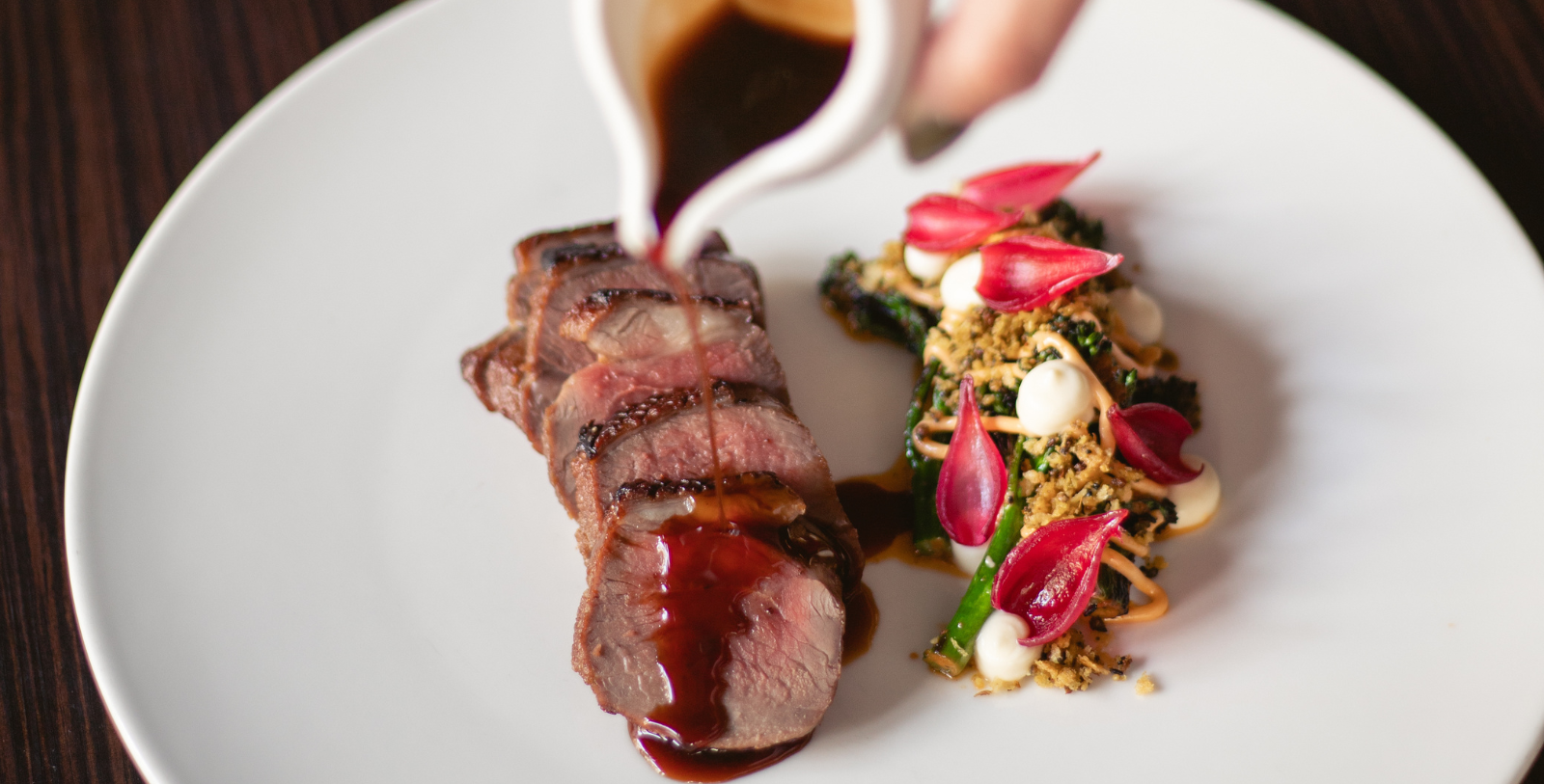 Image of Salmon Served at The Pompadour at Waldorf Astoria Edinburgh - The Caledonian, 1903, Member of Historic Hotels Worldwide, in Edinburgh, Scotland, United Kingdom, Taste