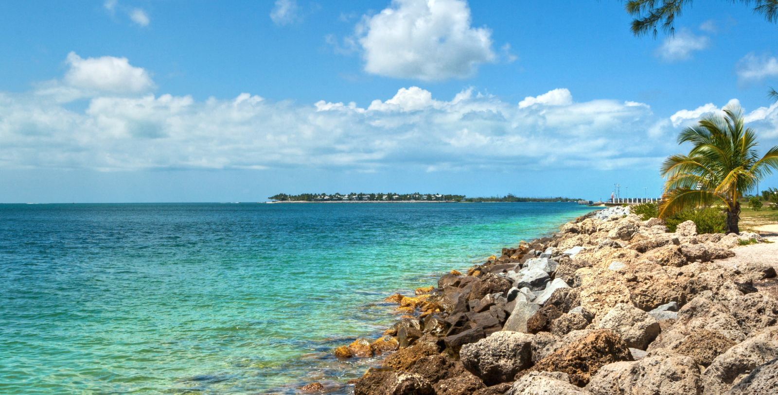 Experience the stunning beaches in Key West.